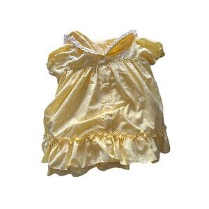 Baby Girl Yellow Dress Short Sleeve Size Not Listed Approximately For A 12mo